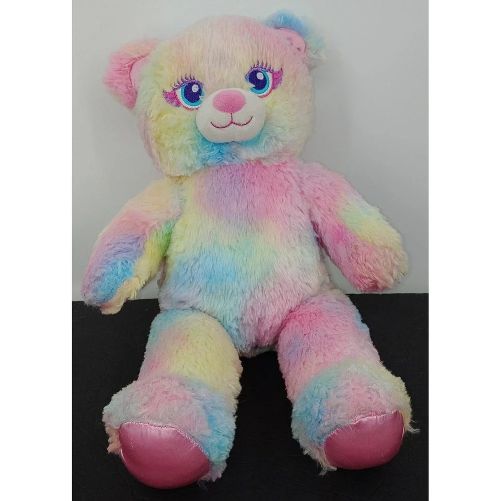 Build a Bear Workshop Fairy Friends Pastel Rainbow Tie Dye Teddy 17